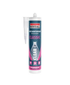 Клей-герметик SOUDAL CLEAR FIX CLASSIC б/цв 280 мл, фото  - Метэкс
