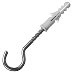 Дюбель-гвоздь распорный с полукольцом, с кольцом, гриб, потай