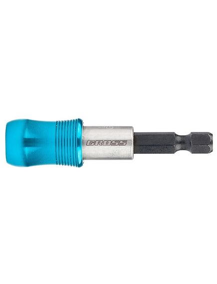 Адаптер для бит с держателем и двойным магнитом 1/4 GROSS 11342, фото , изображение 3 - Метэкс