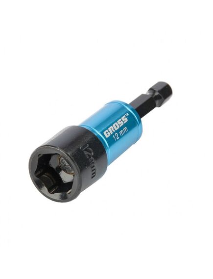 Бита с торцевой головкой 12 мм магнит GROSS 11621, фото , изображение 2 - Метэкс