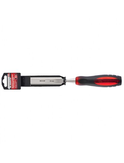 Долото-стамеска 20 мм "Тигровый глаз" двухкомпонентная обрезиненная рукоятка MATRIX 24515, фото , изображение 4 - Метэкс