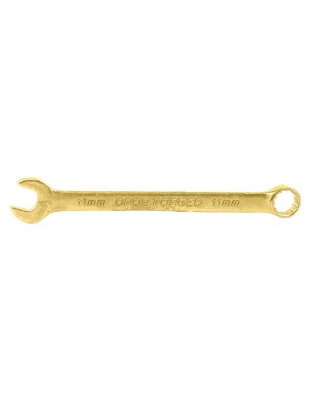 Ключ комбинированный 11 мм желтый цинк СИБРТЕХ 14977, фото  - Метэкс