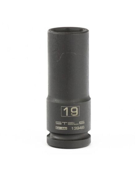 Головка торцевая ударная 1/2" 19 мм удлиненная STELS 13946, фото , изображение 3 - Метэкс