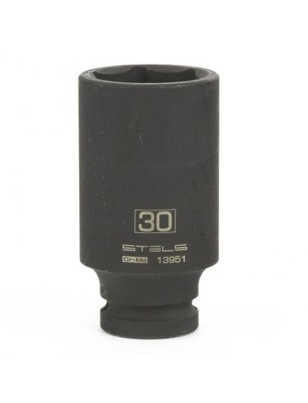 Головка торцевая ударная 1/2" 30 мм удлиненная STELS 13951, фото , изображение 3 - Метэкс