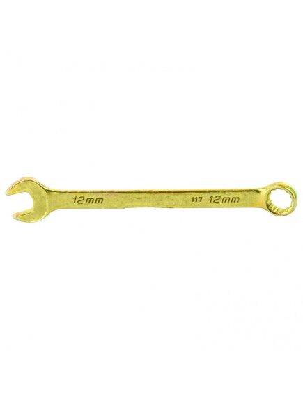 Ключ комбинированный 12 мм желтый цинк СИБРТЕХ 14978, фото  - Метэкс