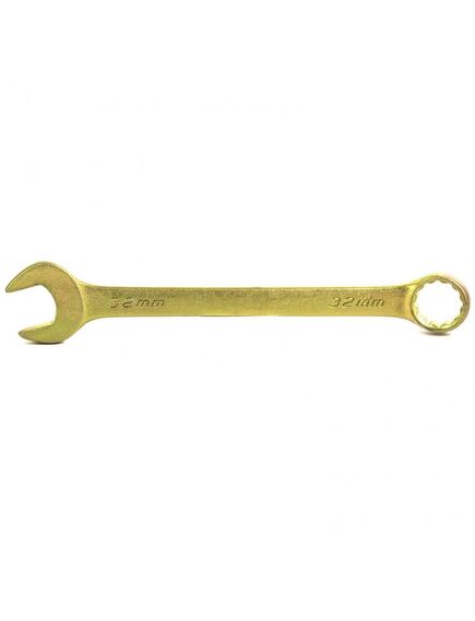 Ключ комбинированный 32 мм желтый цинк СИБРТЕХ 14989, фото  - Метэкс