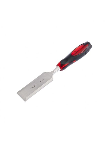 Долото-стамеска 38 мм "Тигровый глаз" двухкомпонентная обрезиненная рукоятка MATRIX 24525, фото , изображение 2 - Метэкс