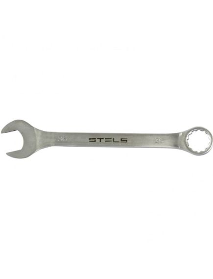 Ключ комбинированный 36 мм матовый хром STELS 15233, фото  - Метэкс