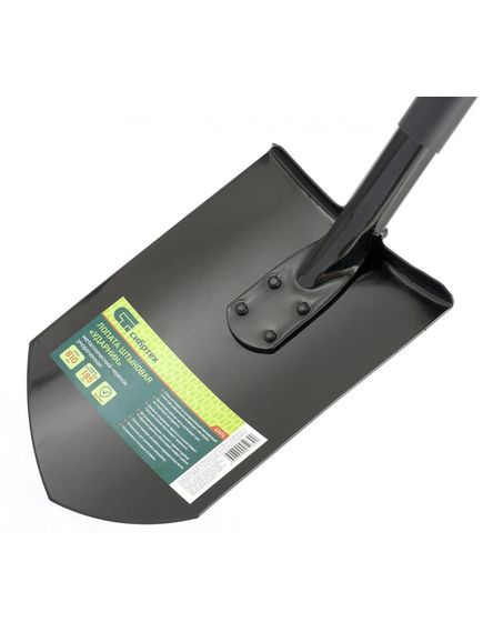 Лопата штыковая 185 x 275 x 810 мм укороченная цельнометаллическая Сибртех, фото , изображение 2 - Метэкс