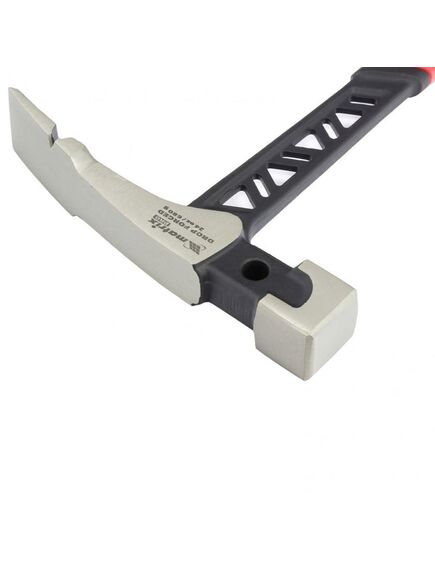 Молоток каменщика 680 г цельнокованый двухкомпонентная обрезиненная рукоятка MATRIX 10632, фото , изображение 2 - Метэкс