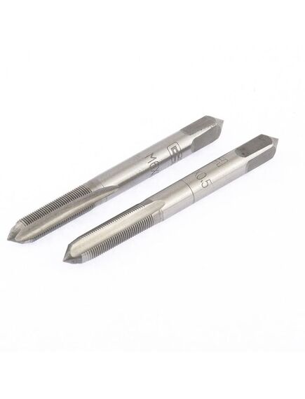 Комплект ручных метчиков М6 х 0.5 9ХС (2шт) Сибртех, фото , изображение 2 - Метэкс