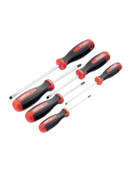 Набор отверток 6 шт 2 компонентные рукоятки MATRIX 13303, фото , изображение 2 - Метэкс