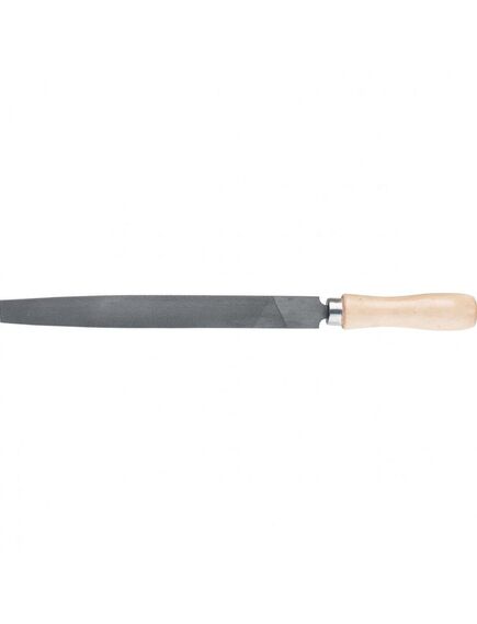 Напильник плоский 150 мм деревянная рукоятка СИБРТЕХ 16223, фото  - Метэкс