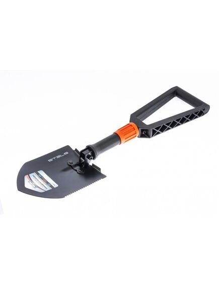 Лопата походная 150 x 205 x 253-590 мм складная в чехле STELS 61462, фото , изображение 2 - Метэкс