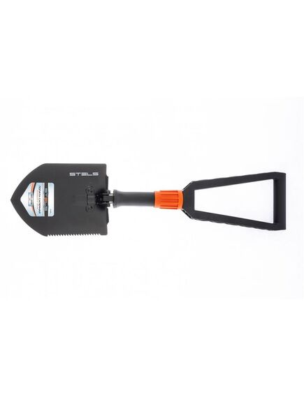 Лопата походная 150 x 205 x 253-590 мм складная в чехле STELS 61462, фото , изображение 3 - Метэкс