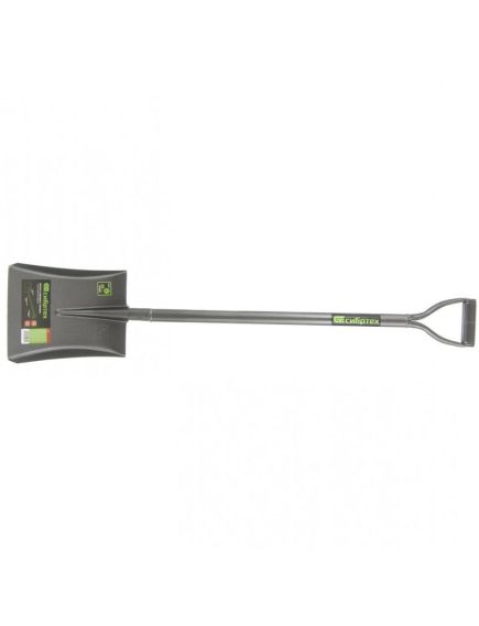 Лопата совковая 245 x 295 x 1150 мм цельнометаллическая Сибртех 61473, фото , изображение 4 - Метэкс