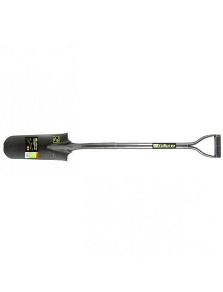 Лопата траншейная 125 x 360 x 1150 мм цельнометаллическая Сибртех, фото , изображение 4 - Метэкс