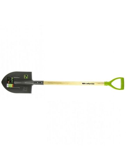 Лопата штыковая 210 x 290 x 1150 мм деревянный лакированный черенок Сибртех, фото , изображение 3 - Метэкс