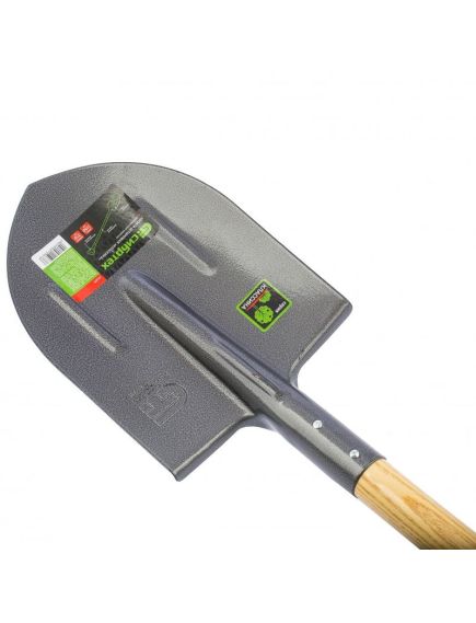 Лопата штыковая 210 x 290 x 1150 мм деревянный лакированный черенок Сибртех, фото , изображение 4 - Метэкс