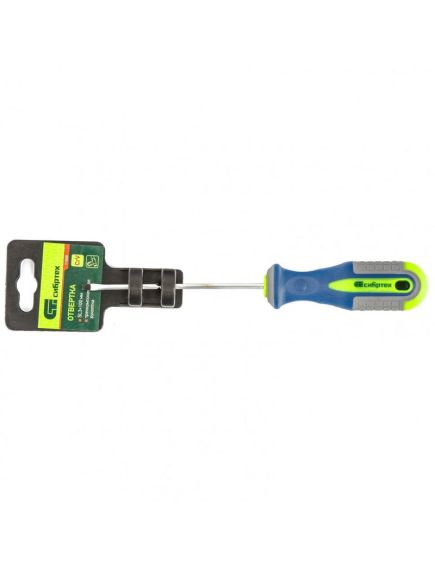 Отвертка SL3 х 100 мм 3 компонентная рукоятка СИБРТЕХ 11800, фото , изображение 4 - Метэкс