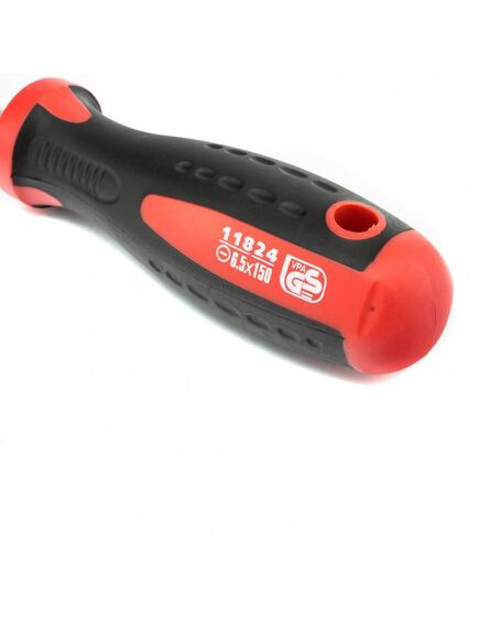 Отвертка SL6,5 х 150 мм Profi 2 компонентная рукоятка MATRIX 11824, фото , изображение 3 - Метэкс