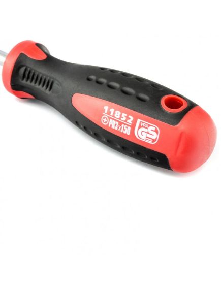 Отвертка PH3 х 150 мм Profi двухкомпонентная рукоятка MATRIX 11852, фото , изображение 3 - Метэкс