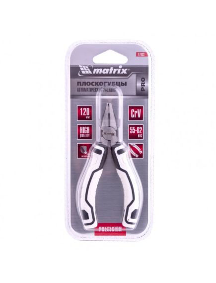 Плоскогубцы 120 мм Mini авторазжим MATRIX 17833, фото , изображение 4 - Метэкс