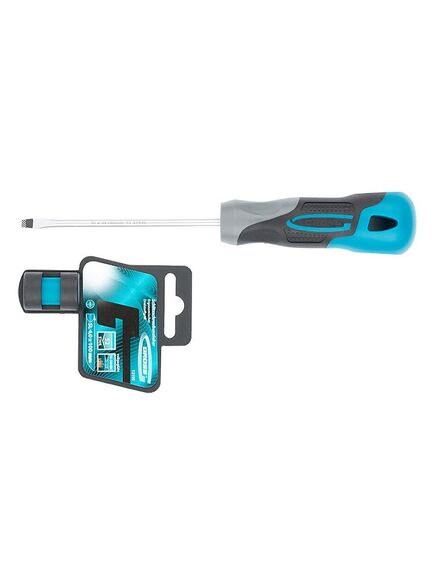 Отвертка SL4 x 100 мм 3 компонентная рукоятка GROSS 12105, фото , изображение 2 - Метэкс