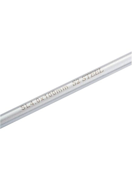 Отвертка SL4 x 100 мм 3 компонентная рукоятка GROSS 12105, фото , изображение 3 - Метэкс