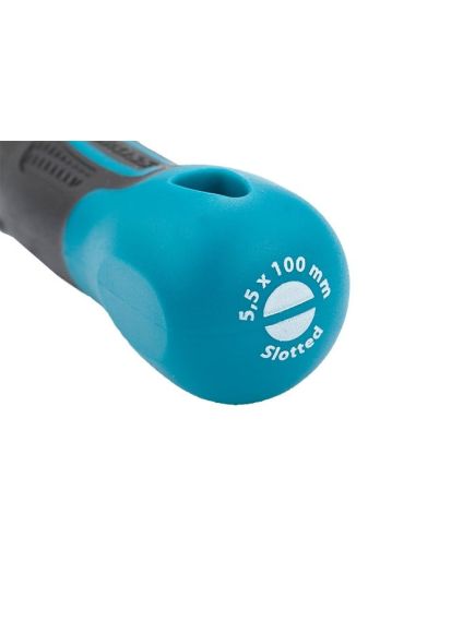 Отвертка SL5,5 x 100 мм 3 компонентная рукоятка GROSS 12110, фото , изображение 4 - Метэкс