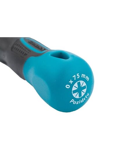 Отвертка PZ0 x 75 мм 3 компонентная рукоятка GROSS 12155, фото , изображение 4 - Метэкс