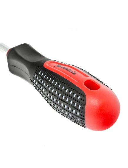 Отвертка SL8 х 250 мм Fusion 3 компонентная рукоятка Anti slip MATRIX 11427, фото , изображение 3 - Метэкс