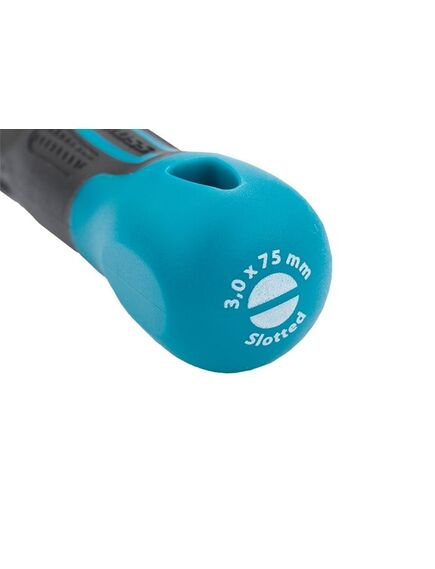 Отвертка SL3 x 75 мм 3 компонентная рукоятка GROSS 12101, фото , изображение 4 - Метэкс