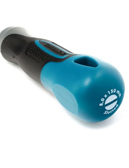 Отвертка SL8 x 150 мм 3 компонентная рукоятка GROSS 12119, фото , изображение 2 - Метэкс