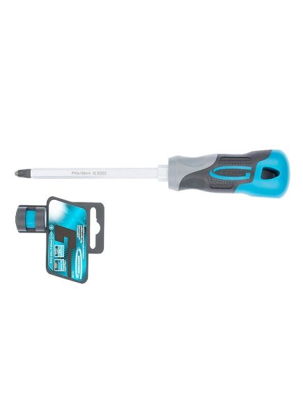 Отвертка PH3 x 150 мм 3 компонентная рукоятка GROSS 12149, фото , изображение 2 - Метэкс