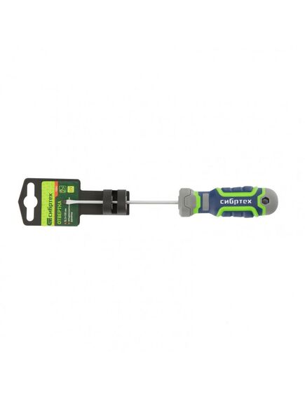 Отвертка SL3 х 100 мм 4 компонентная рукоятка СИБРТЕХ 12261, фото , изображение 4 - Метэкс