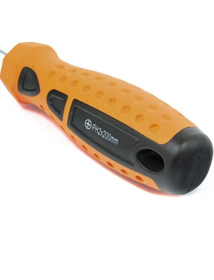 Отвертка PH2х 200 мм Point 2 компонентная рукоятка SPARTA 11779, фото , изображение 3 - Метэкс