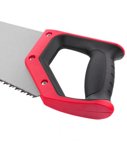 Ножовка по дереву 500 мм 11-12 TPI каленый зуб 3D трехкомпонентная рукоятка MATRIX 23585, фото , изображение 3 - Метэкс