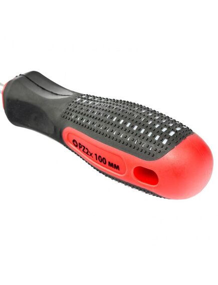 Отвертка PZ2 x 100 мм Fusion 3 компонентная рукоятка Anti slip MATRIX 11403, фото , изображение 3 - Метэкс