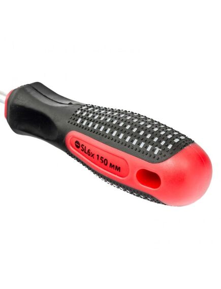 Отвертка SL6 х 150 мм Fusion 3 компонентная рукоятка Anti slip MATRIX 11424, фото , изображение 3 - Метэкс