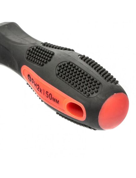 Отвертка PH2 х 150 мм Anti-Slip 2 компонентная рукоятка MATRIX 12250, фото , изображение 3 - Метэкс