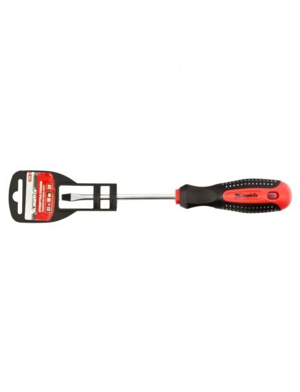 Отвертка SL5 х 100 мм Fusion 3 компонентная рукоятка Anti slip MATRIX 11419, фото , изображение 4 - Метэкс