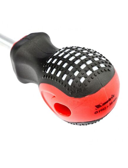 Отвертка PH2 х 38 мм Fusion 3 компонентная рукоятка Anti slip MATRIX 11431, фото , изображение 3 - Метэкс