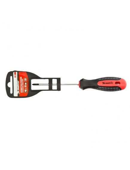 Отвертка PH0 х 80 мм Fusion 3 компонентная рукоятка Anti slip MATRIX 11432, фото , изображение 4 - Метэкс