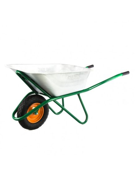 Тачка одноколесная грузоподъемность 200 кг объем 90 л садово-строительная усиленная Palisad, фото , изображение 2 - Метэкс