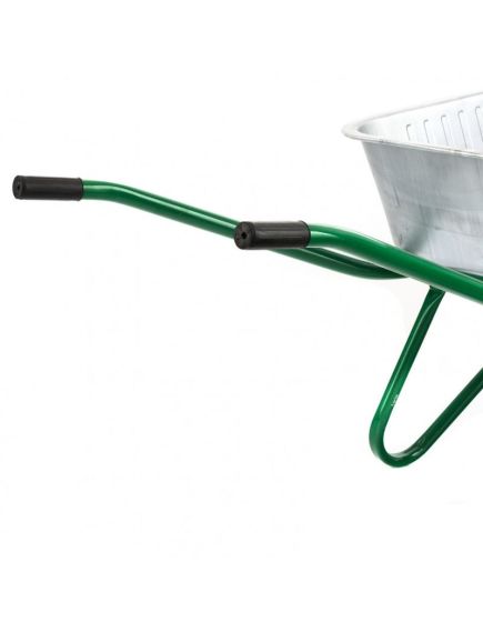 Тачка двухколесная грузоподъемность 320 кг объем 100 л садово-строительная усиленная Сибртех, фото , изображение 5 - Метэкс