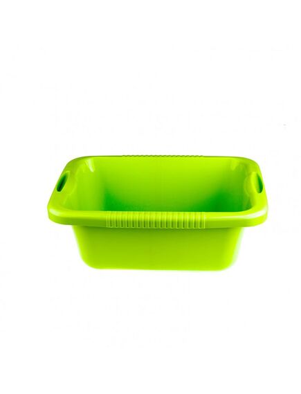 Таз пластм прямоуг 24л зел, фото , изображение 2 - Метэкс