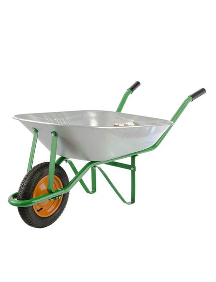 Тачка одноколесная грузоподъемность 160 кг объем 78 л садовая Palisad, фото , изображение 5 - Метэкс