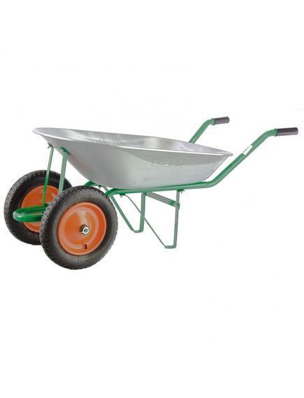 Тачка двухколесная грузоподъемность 170 кг объем 78 л садовая Palisad, фото , изображение 2 - Метэкс