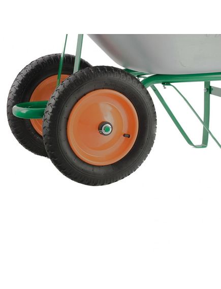 Тачка двухколесная грузоподъемность 170 кг объем 78 л садовая Palisad, фото , изображение 5 - Метэкс
